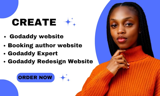 build godaddy website design and redesign book author website godaddy logo