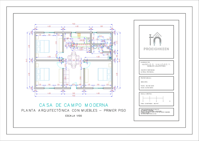 convert your architectural sketch or idea into cad drawings