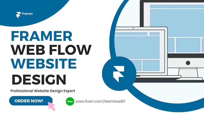 do professional framer and webflow website design