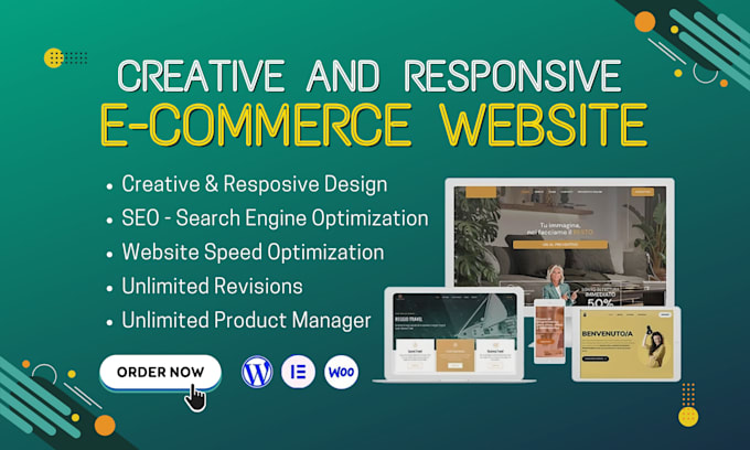 make e commerce website like amazon ebay with woocommerce