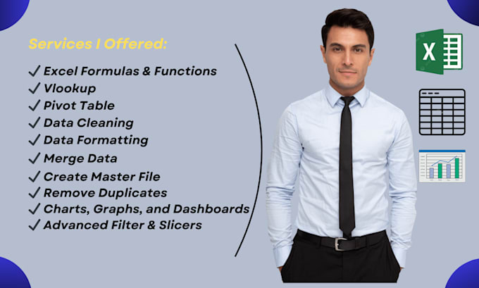 excel data entry, merge, vlookup, clean up formatting, pivot