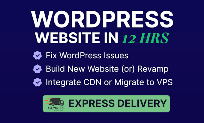 do wordpress website development or revamp wordpress, design wordpress