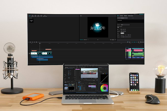 do professional video editing and minatures