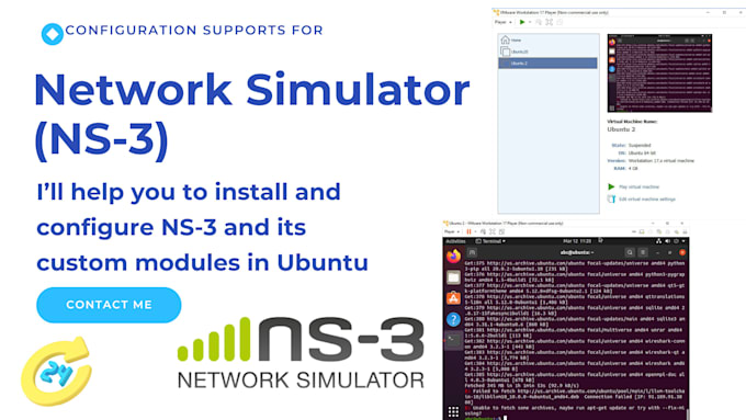 help you to install and configure ns3 or custom module in ubuntu