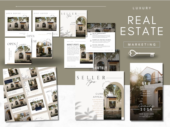create real estate social media posts