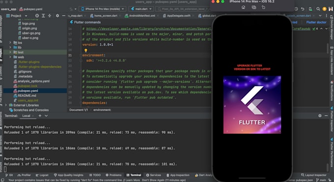 Upgrade your flutter app to latest version in android studio by ...