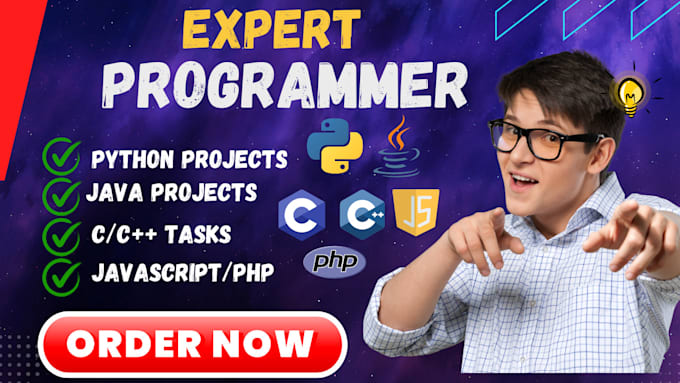 be your expert python, java, c, cpp and javascript programmer
