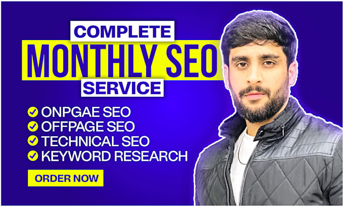 Provide complete monthly seo service with high authority white hat ...