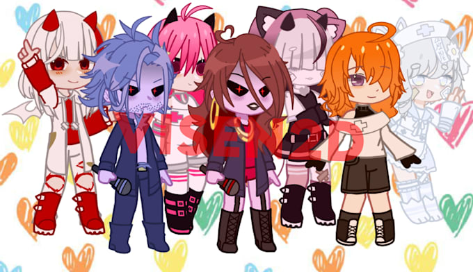 create a professional gacha club oc