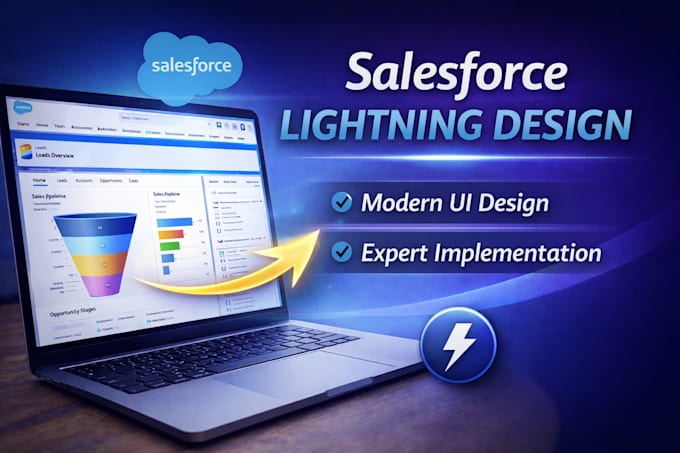 design and develop salesforce lightning web components lwc using slds