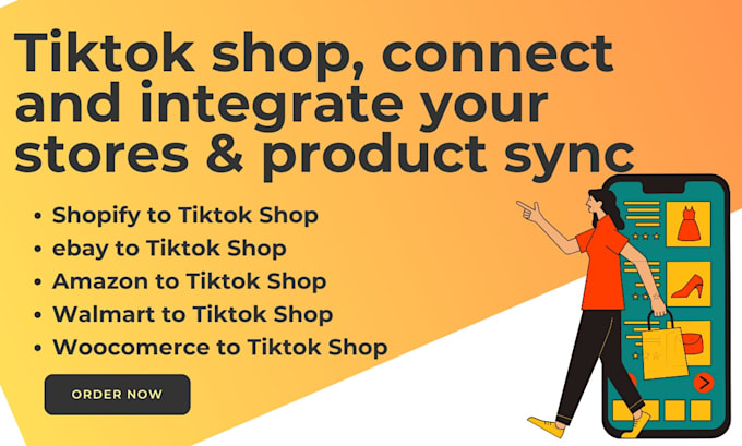 setup tiktok shop, connect tiktok shop with shopify, ebay, etsy dropshipping