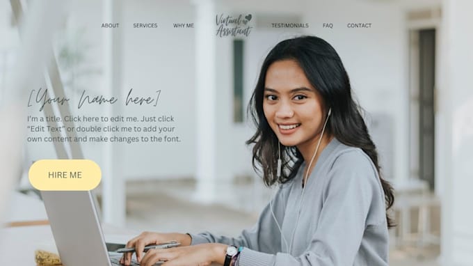 create customized editable websites using canva