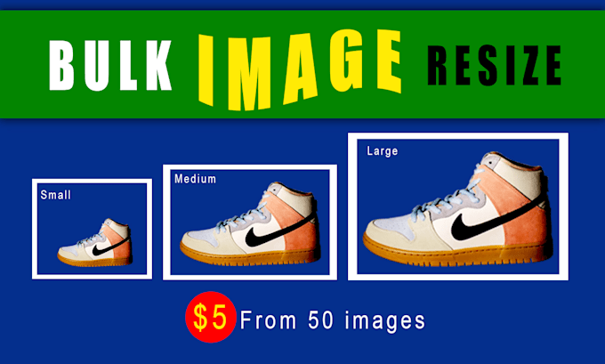 do bulk image resize, cropping and editing services