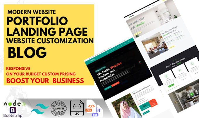 develop personnel portfolio website, mern stack development