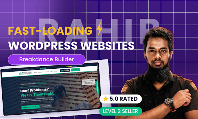 build a professional wordpress website with breakdance builder