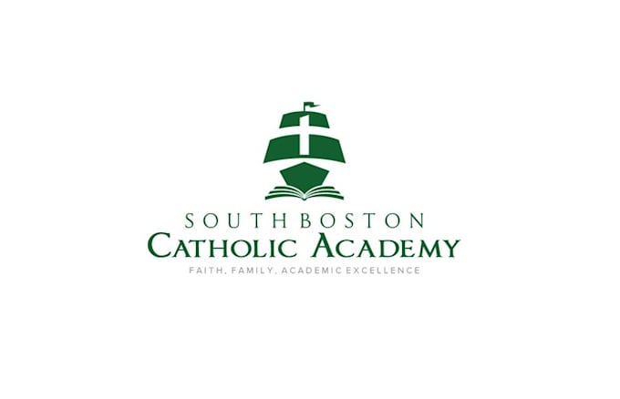 improved south boston school logo design