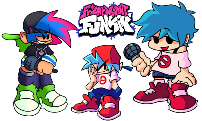 Draw fnf sprite, fnf animation, fnf character, fnf music background ...