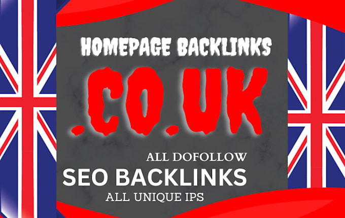 make co uk homepage with dofollow permanent backlinks