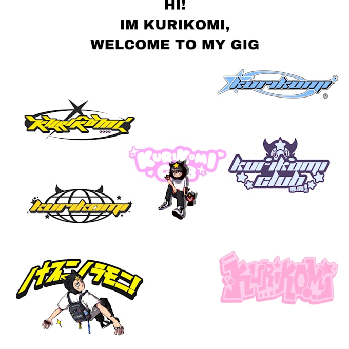 design y2k style streetwear logo