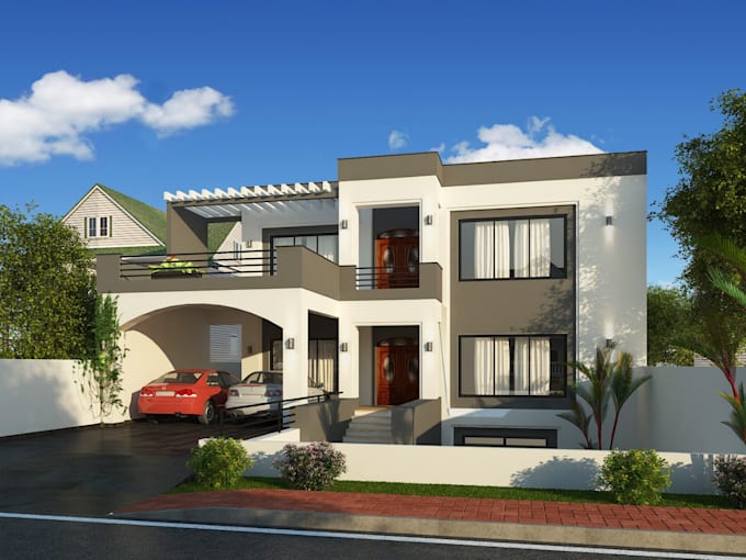 draw 2d basic floor plan in autocad and 3d modelling