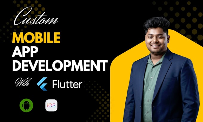 develop professional flutter mobile app for android and ios