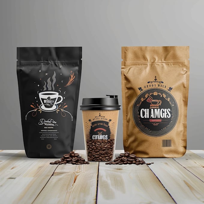 Create a coffee bag, packaging and label sticker design by Racigatorh ...