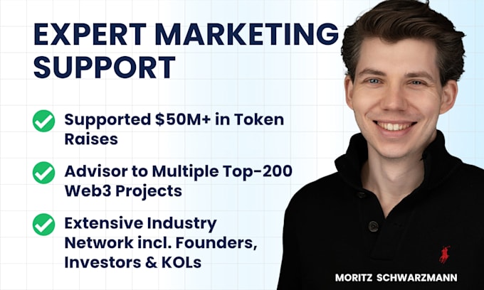 the expert marketing manager for your crypto project