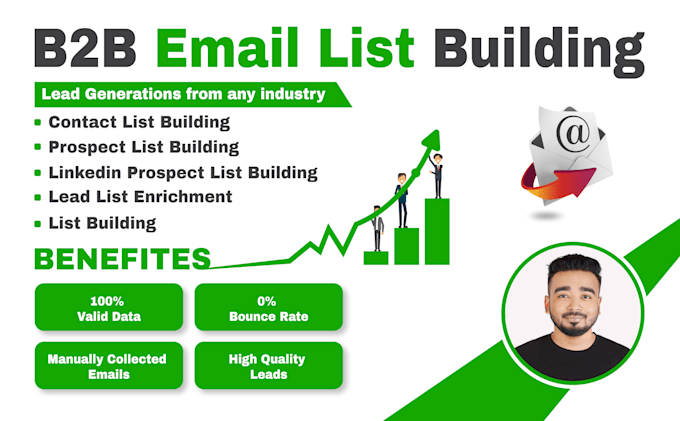 do  email lead list, contact list building, b2b prospect list, lead generation