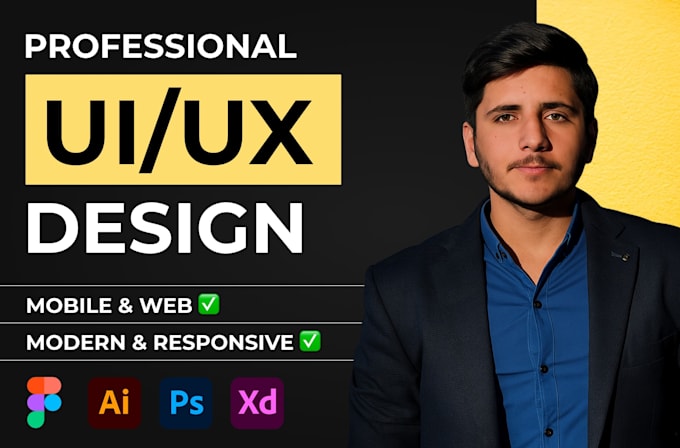 do website ui ux, mobile app ui ux, dashboard ui ux design using figma