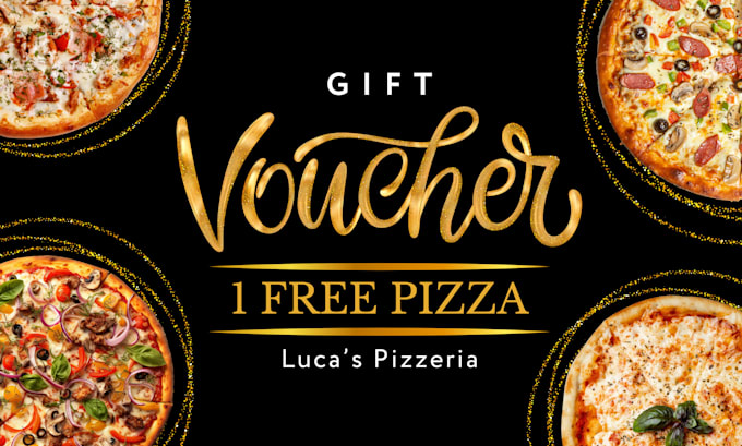 design a voucher, coupon, gift card, loyalty or membership card