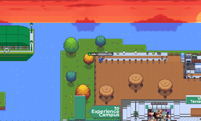 make a gather town map design for you