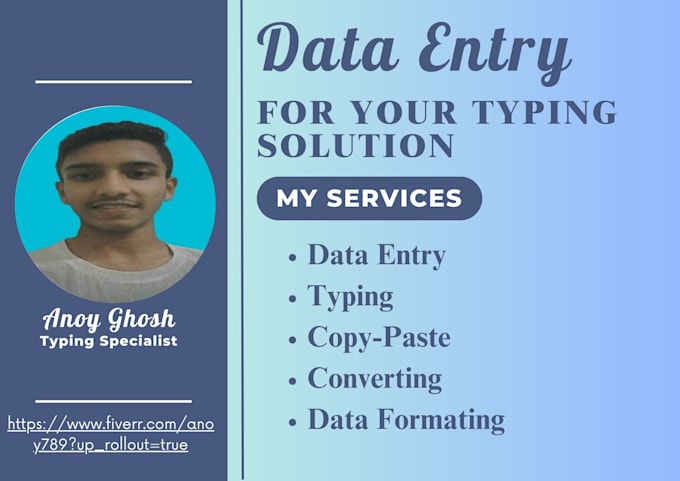 be your typing solution expert for data entry tasks