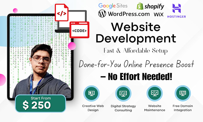 make a website for you