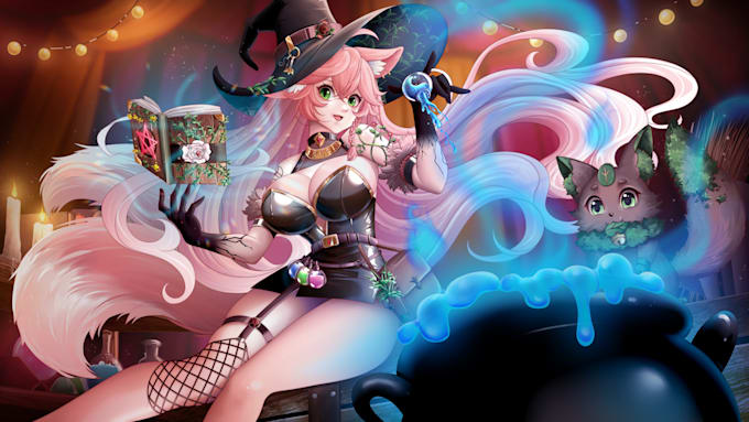 do anime nsfw, character illustration, vtuber and fanart