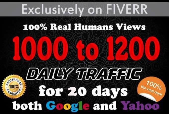 drive real organic traffic, quality visitors