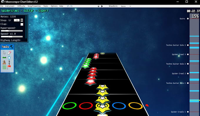 chart any song you want for clone hero