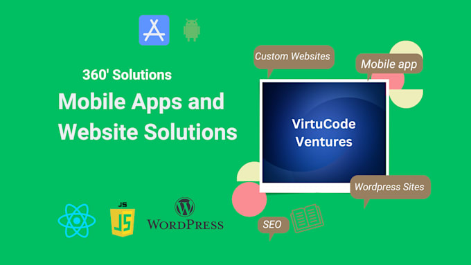 do website development, be your flutter developer, ios developer