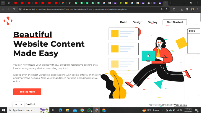 Do resposive beautiful html, css, js or scss, and svg animation for ...