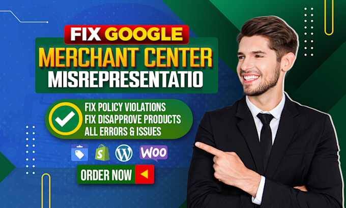 fix google merchant center misrepresentation
