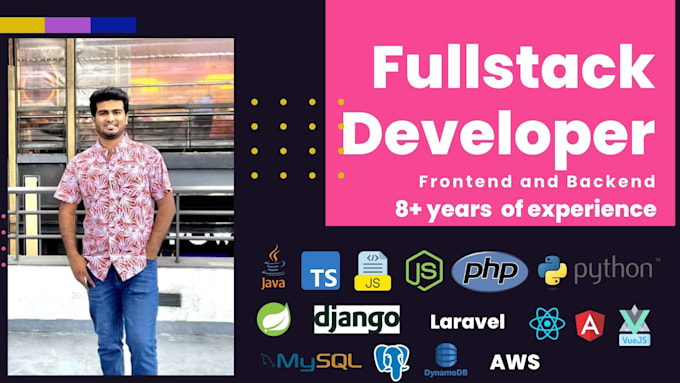 be your fullstack frontend and backend developer
