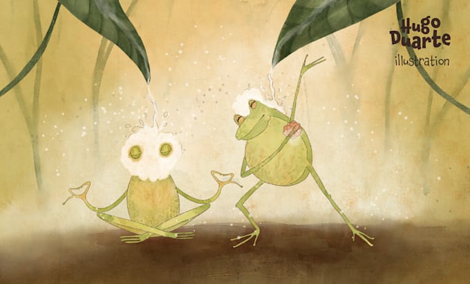 create cute animal character illustrations