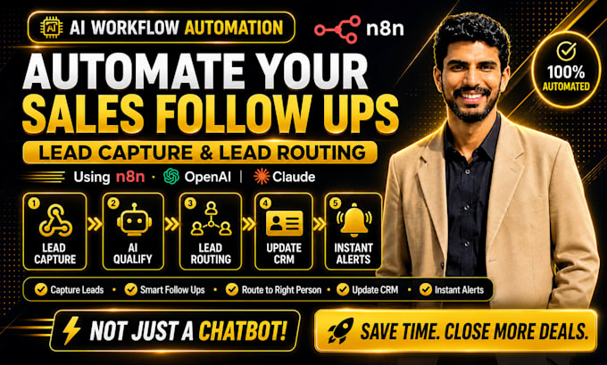 automate your sales follow ups and lead routing using n8n ai