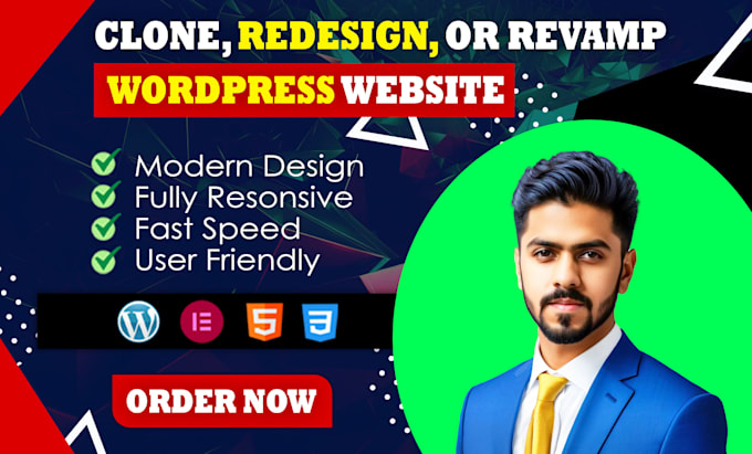 clone any web page into wordpress page template or elementor template