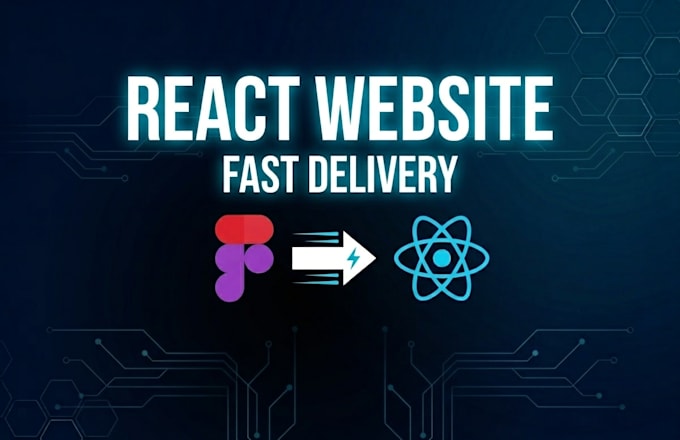 build react or nextjs website with fast delivery