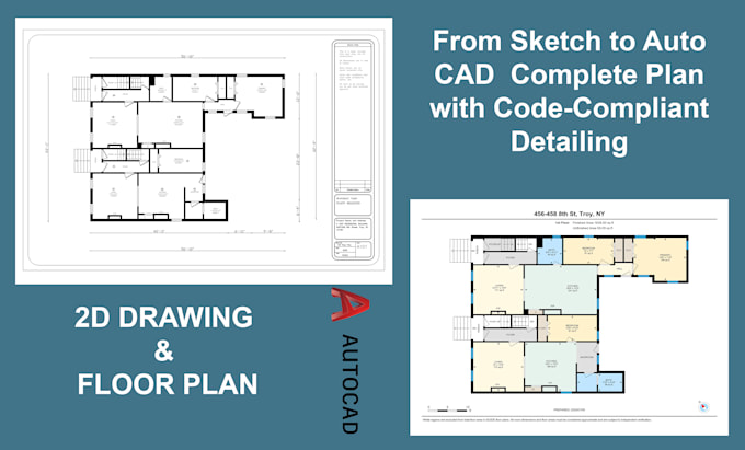 Create accurate 2d floor plans and house plans in autocad by ...