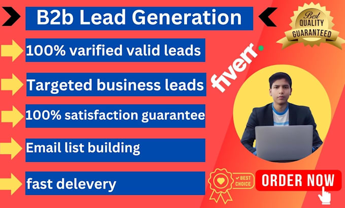Provide targeted b2b lead generation for any industry by Rajon600181 ...
