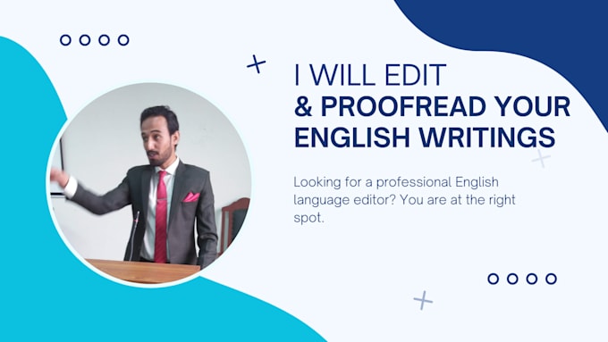 proofread and edit your manuscript or book