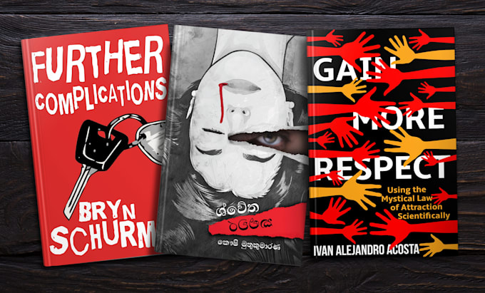 create a professional book cover