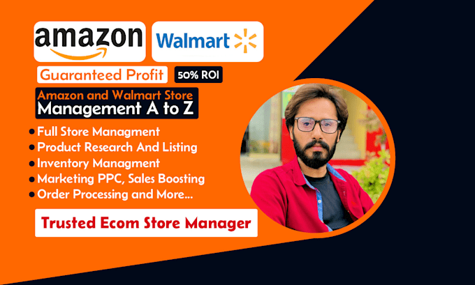 be a professional VA for your amazon and walmart store