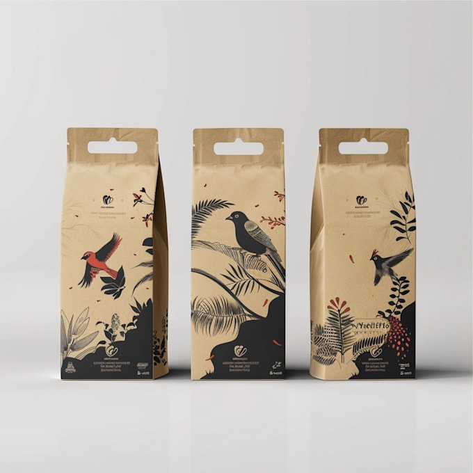 Do coffee label and packaging design for you by Hummosaur | Fiverr